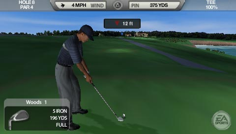 Tiger Woods PGA Tour screenshot 3 for PSP